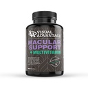 Lunovus Macular Support Plus Multivitamin Na základě AREDS 2 Study - Eye Vitamíny pro makulární podporu - Minerální dodatek s Luteinem a Zeaxanthin - 180 Soft Gels