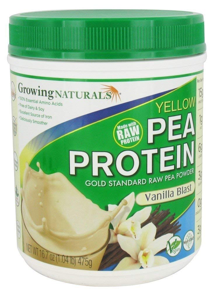 Rostoucí Naturals Yellow Pea Protein - Vanilla Blast - 16 Oz