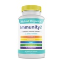 All- in- One Organic Immunication Supplement 60 Vegan Kapsle - Elderberry 500mg, Ashwagandha 500mg, 400mg Vitamin C a zinek - Vitamin D3 - Imunitní posilovače pro dospělé