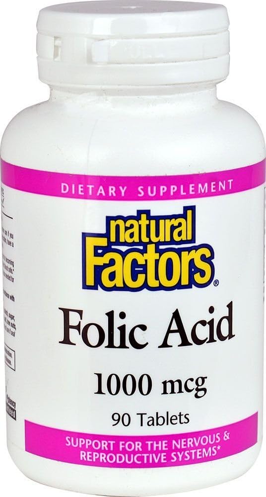 Přírodní faktory Kyselina listová 1 MG, 90 CT