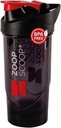 Lahvička s proteinem - Black Current 124; Přenosný protein Powder Shaker Cup s průsvitnou & těsnicí Lid Current124; 700ml (25oz) - Easy Clean - BPA zdarma