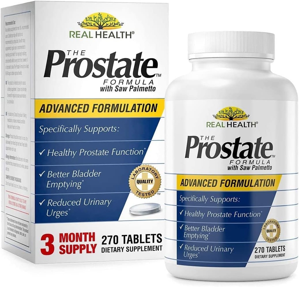 Real Health Prostate Formule se Saw Palmetto 270- Tablety podle EMERSON ZDRAVÍ