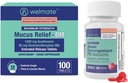 WELMATE Kompletní Relief Cold & Alergics Kit: Maximální síla Nasal Decongestant PE (200 tablet) & Mucus Relief DM 1200mg Guaifenesin / 60mg DXM (100 Ct) - Non- Drowsy Sinus, kašel, a Congestion Relief