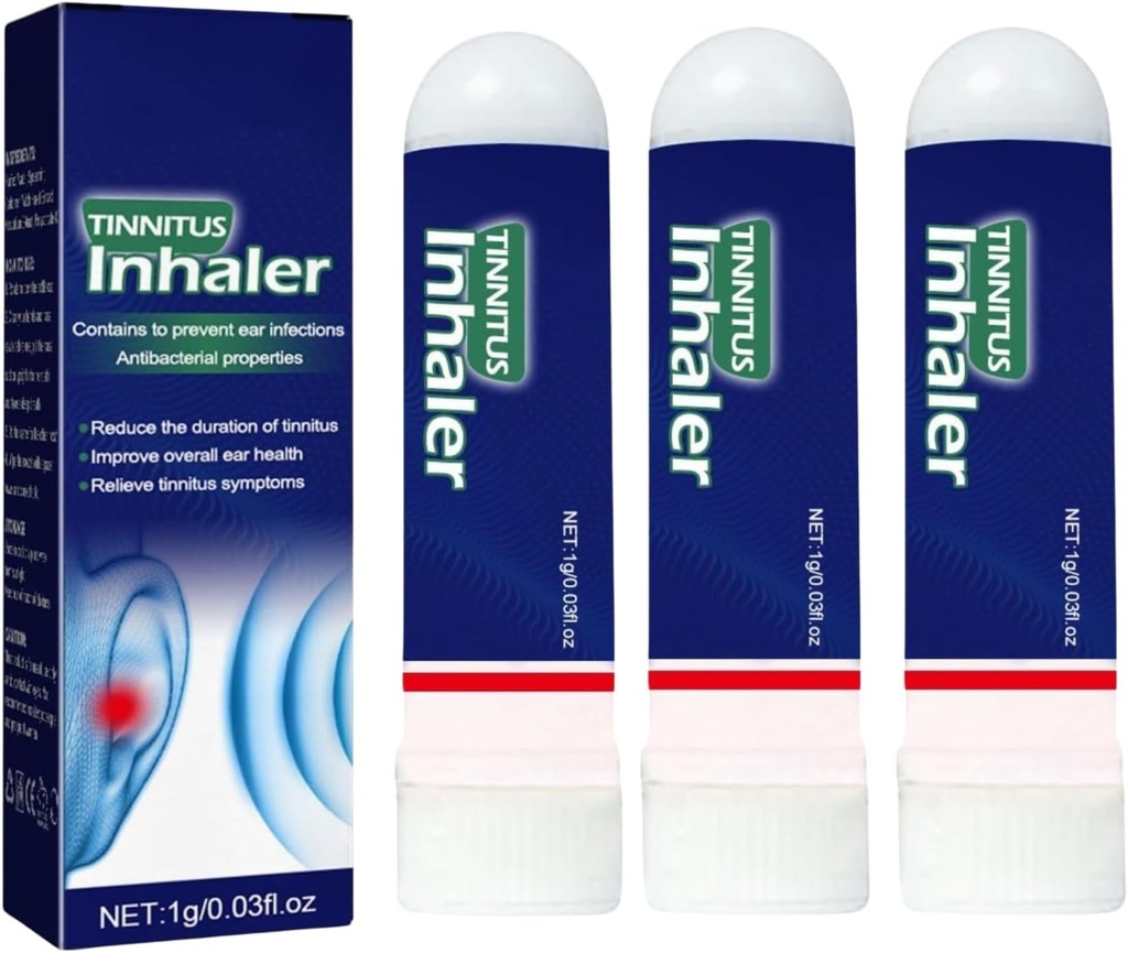 3Pcs Echo Ease Tinnitus Inhaler, Echo Ease for Ear Ringing, Echo Ease Nose Inhaler for Tinnitus Inhaler Tinnitus