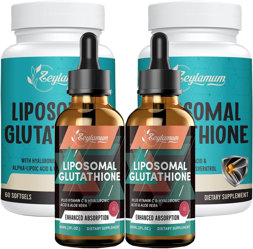 Lipozomální Glutathione 2 Pack & Lipozomální Glutathione Liquid 2 Pack