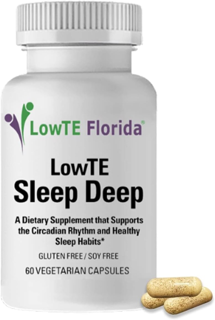 Spánek Deep - 60 Kapsle I Spánek Dodatek s melatonin 5mg, Ashwagandha, GABA, Lemon Balm Extract & l Theanine, Spánková pomoc pro zdravé cirkadiánní ratmy