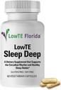 Spánek Deep - 60 Kapsle I Spánek Dodatek s melatonin 5mg, Ashwagandha, GABA, Lemon Balm Extract & l Theanine, Spánková pomoc pro zdravé cirkadiánní ratmy