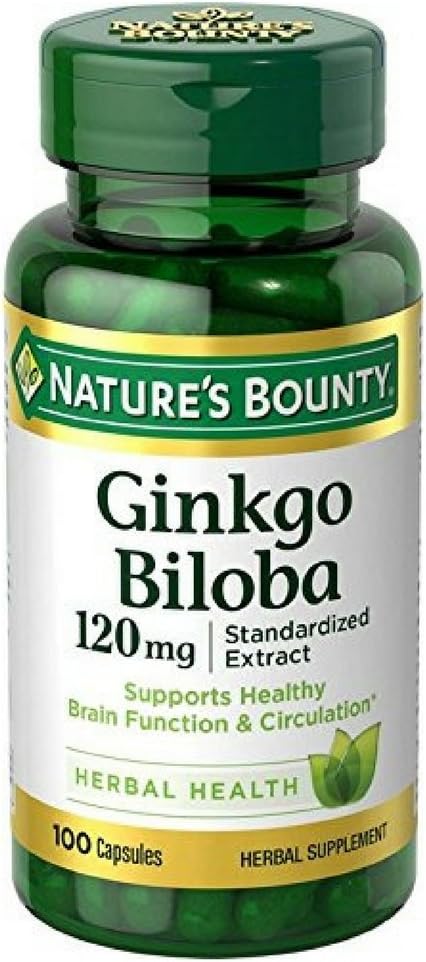 Bounty Ginkgo Biloba 120 mg, 100 tobolek (balení po 4)
