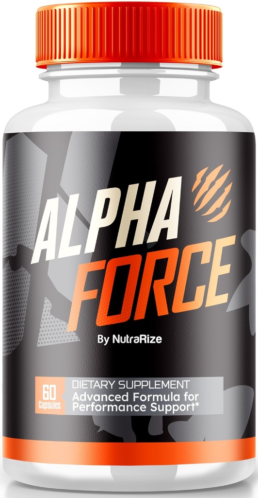 NutraRize Alpha Force Kapsle, Všechny přírodní pilulky na podporu energie a výkonu, Nutritional Formule pro celkové zdraví, Oficiální přehled (60 Kapsle)
