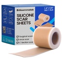 Silikonové jizvy Chirurgická páska (1.6 "x120" Roll) Face Patches Acne Treatment C Section Strips, Skin- Sensitive Medical Grade Healing Scar Bandages Pads for Keloid, Stretch and Tummy Tuck Recovery