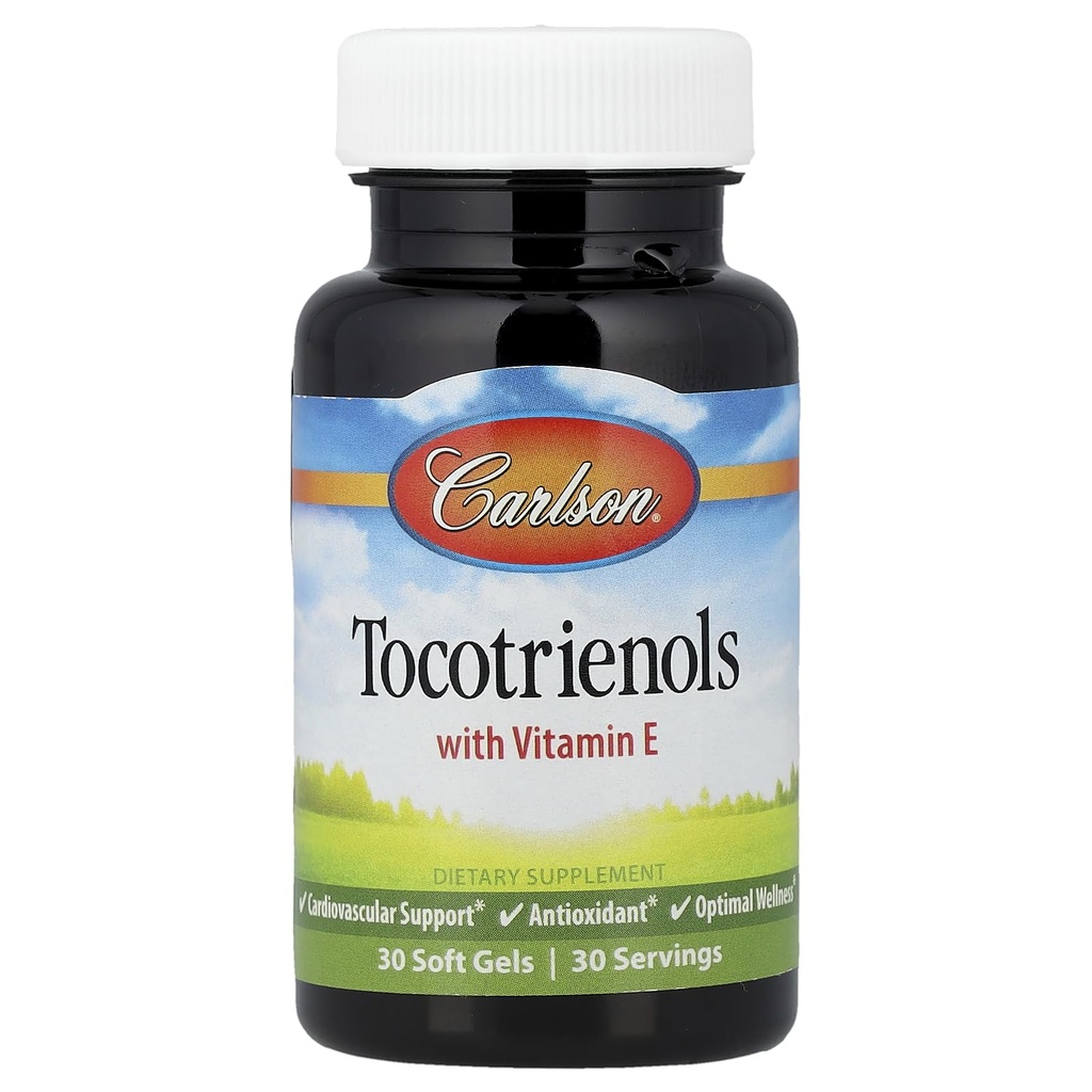 Carlson Labs Tocotrienoly s přírodním vitamínem E, 30 Softgels