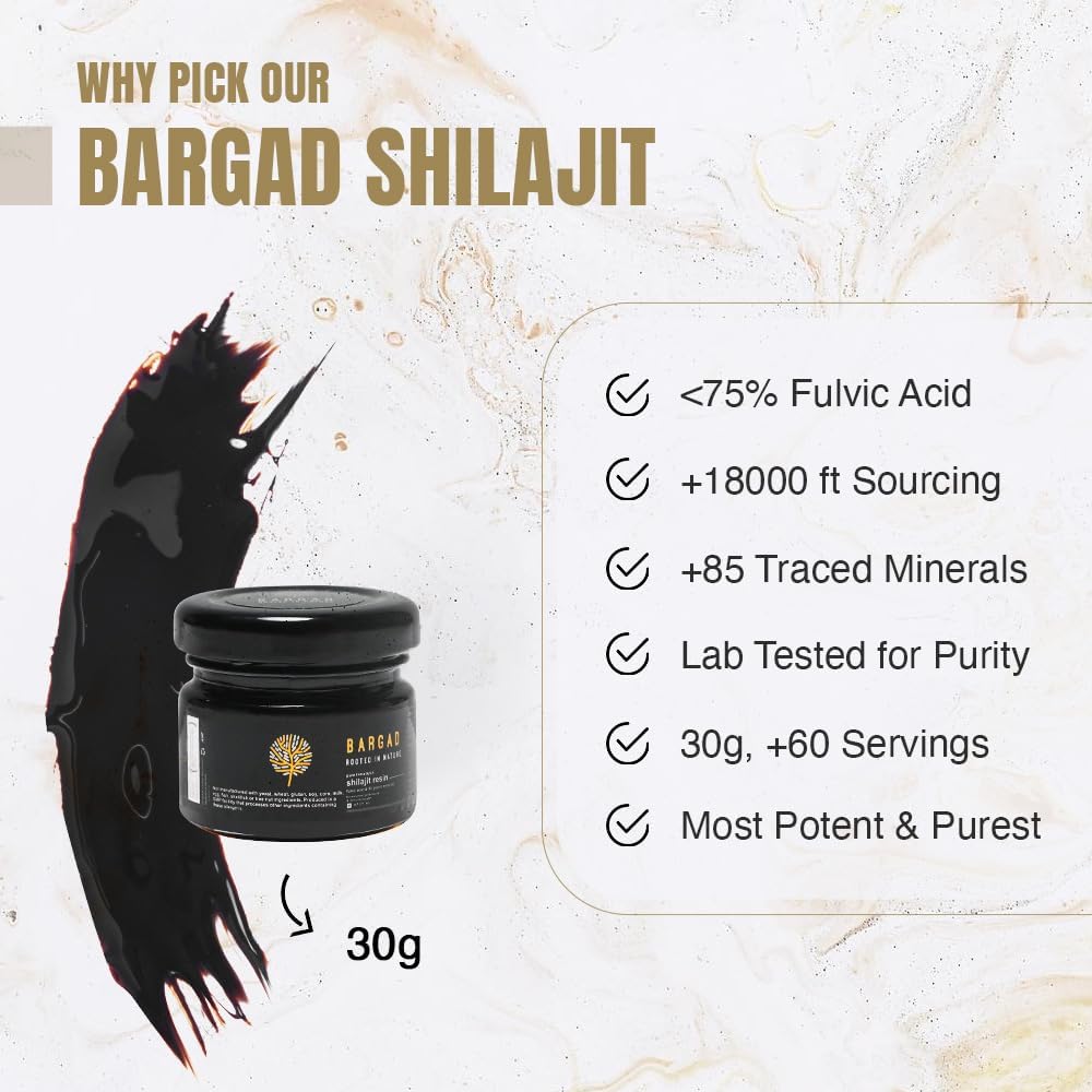 Himalayan Shilajit Resin pro ženy 124; 100% čisté, Gold Class & Lab Testoval 124; Zvyšuje energii, imunitu a vitalitu s Fulvic acid & 85 + Minerály 124; 30g Premium Wellness