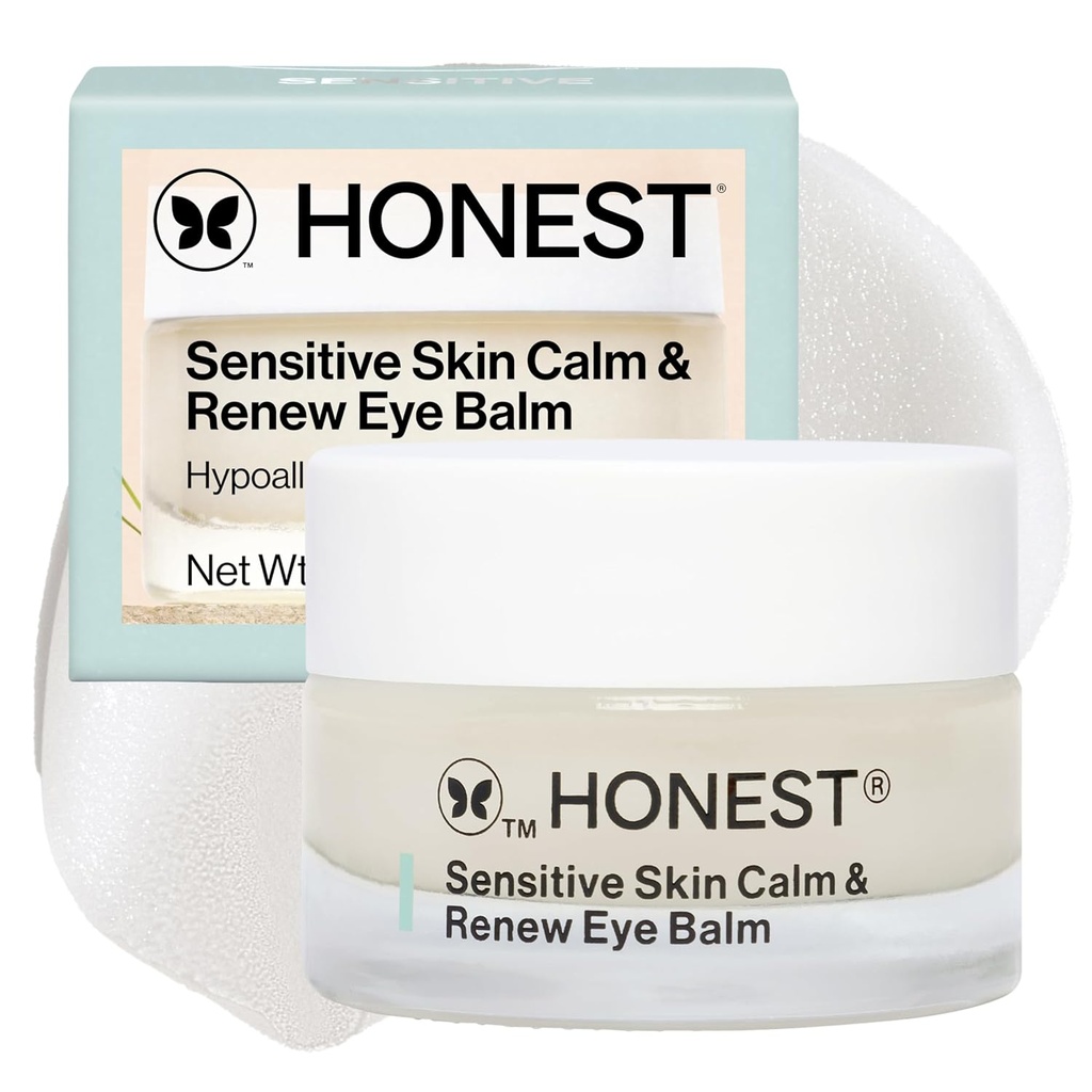 Poctivá krása citlivá pokožka klid + Renew Oční Balzám 124; Moisturizing + Firming Obr124; Hypoalergenní, Fragrance Free, Vegan OF 124; 0.5 oz