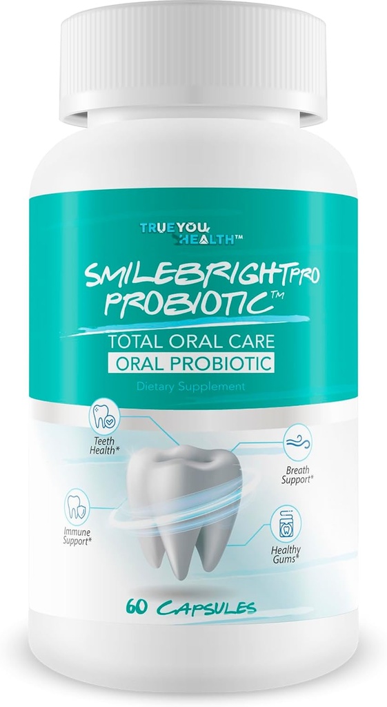 Smile Bright Pro - Naše nejlepší celková orální péče orální probiotika - Orální probiotika pro ústa špatný dech - Gum zdraví probiotika pro zuby probiotika - Orální probiotika pro suchost ústní ústní zdraví probiotika