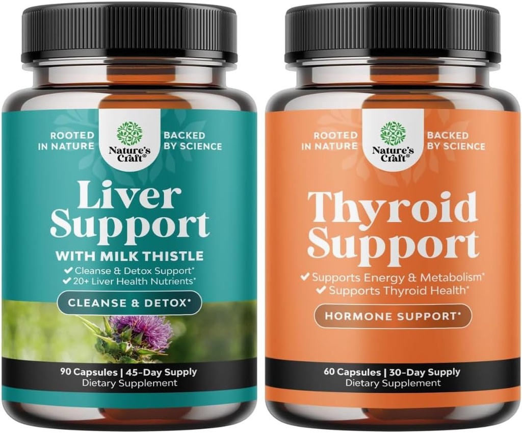 Svazky z čistírny jater Detox & Opravy - Silymarin Mléko Thistle Dandelion Root, Beetroot & Artichice Extract & Tyrosin, Bladderwrack, Selen & Ashwagandha pro rovnováhu hormonů