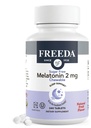 FREEDA Melatonin 2mg Sugar- Free Chewables - Přírodní spánková pomoc pro dospělé a děti - Vegan, Kosher, gluten- Free, Non-GMO, Easy Bedtime Support - 240 Tablet