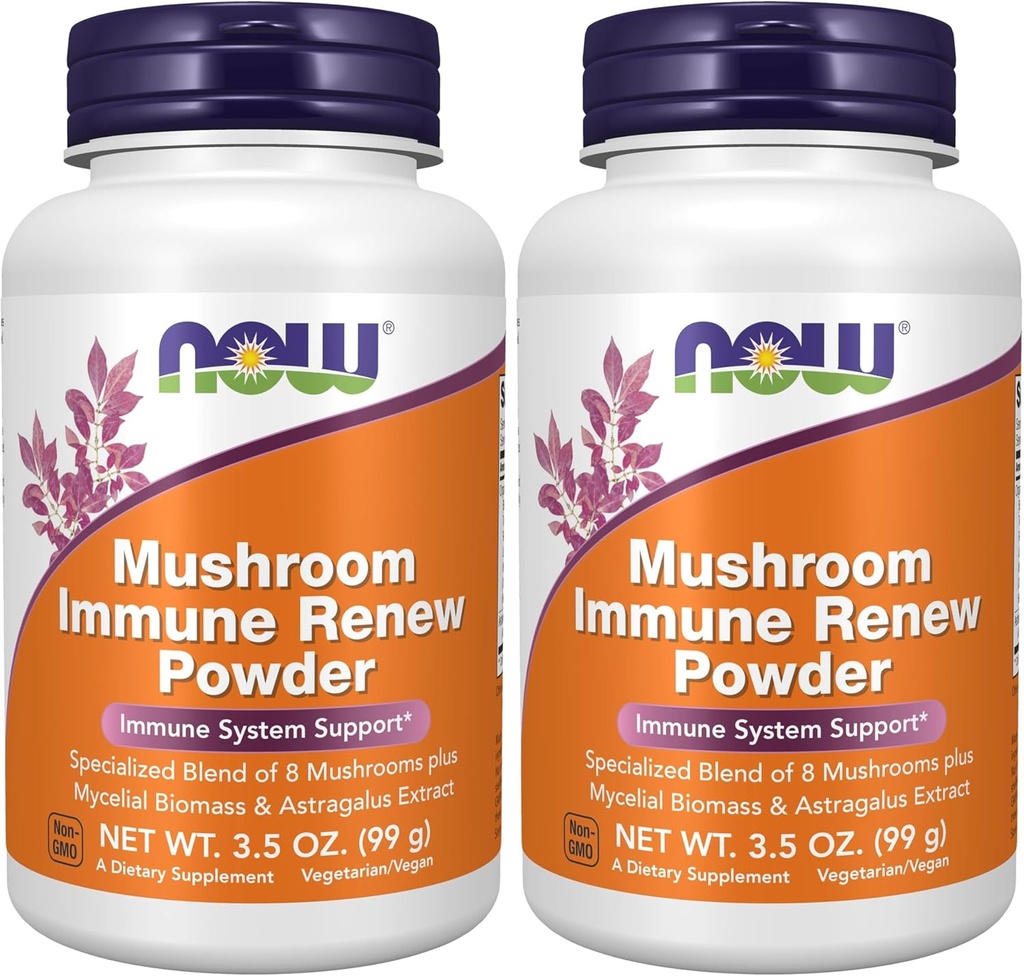 Nyní doplňky, Houba imunitní regenerace s Astragalus kořenový extrakt, Podpora imunitního systému *, 3.5-Ounce (balení po 2)