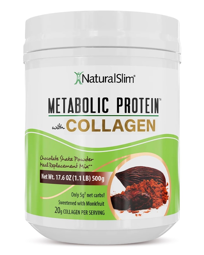 Metabolický protein prášek s kolagenem, syrovátkový protein prášek Shake, hydrolyzovaný kolagen s L- glutaminu pro metabolickou podporu, Digestion, kůže, spojky a svalovina, nízký karb strava náhrada, 17.06 oz