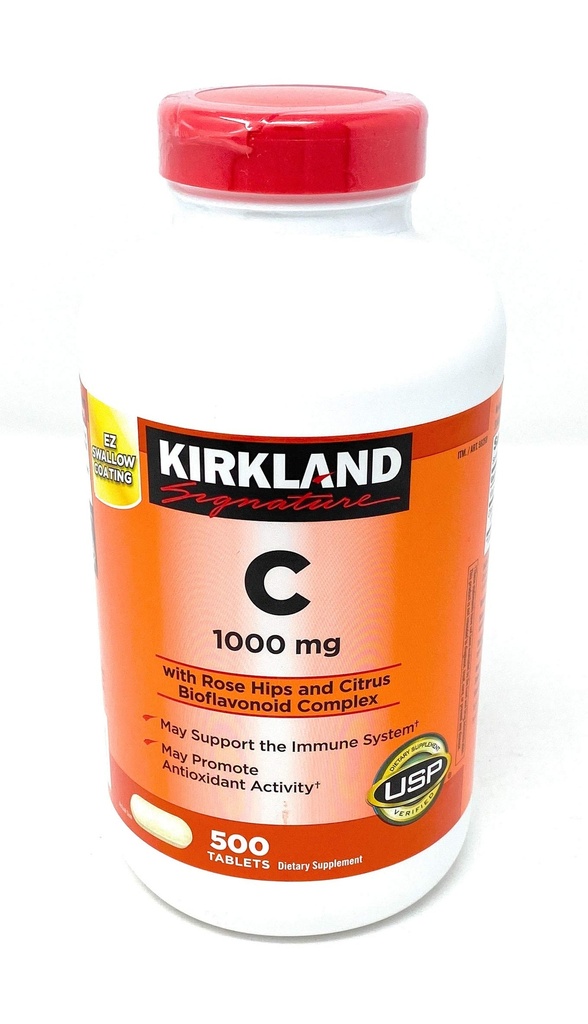 KIRKLAND Podpis Vitamin C 1000 mg, 500 tablet