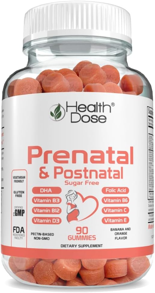 Zdravotní dávka Prenatální / Postnatální komplex Dodatek. Vitamin B6, B12, C, Zinek. 90Ct
