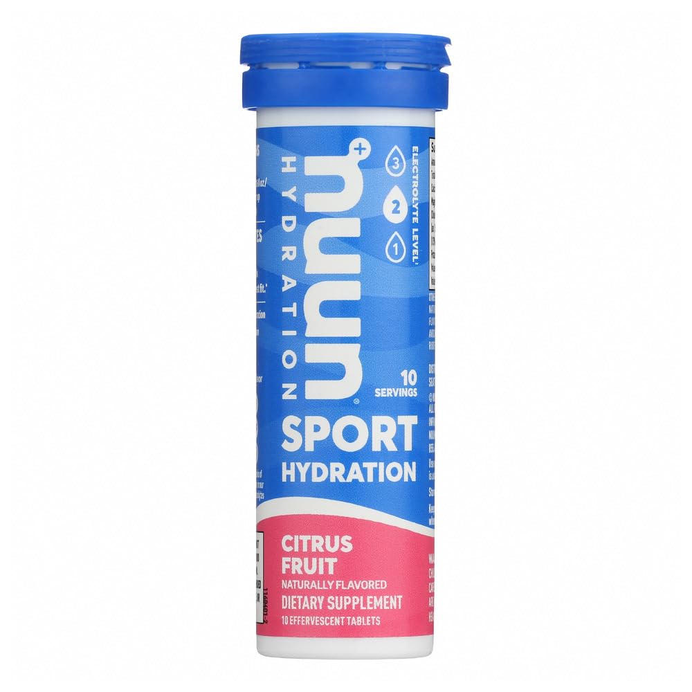 Nuun Active Citrus Fruit Electrolyte Enhanced Drink Tablety (6- balení po 10)