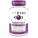 Viteyes Essentials Eye Health Dietární dodatek, Lutein & Zeaxanthin pro makulární podporu, 90 Kapsle