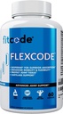Fitcode Flexcode Ultra Premium Joint Support, Glucosamine, Turmeric, MSM, Chondroitin, Hyaluronic Acid, gluten- Free, pro muže a ženy (30 Služeb)