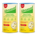 Almazed Vanilla Strava Náhradní Shake - Low-Glycemic High Plant Base Protein Powder- Nutritional Weight Health Supplementary - Vanilla Flavor - 17.6 oz (1.1 Pound (2 balení))