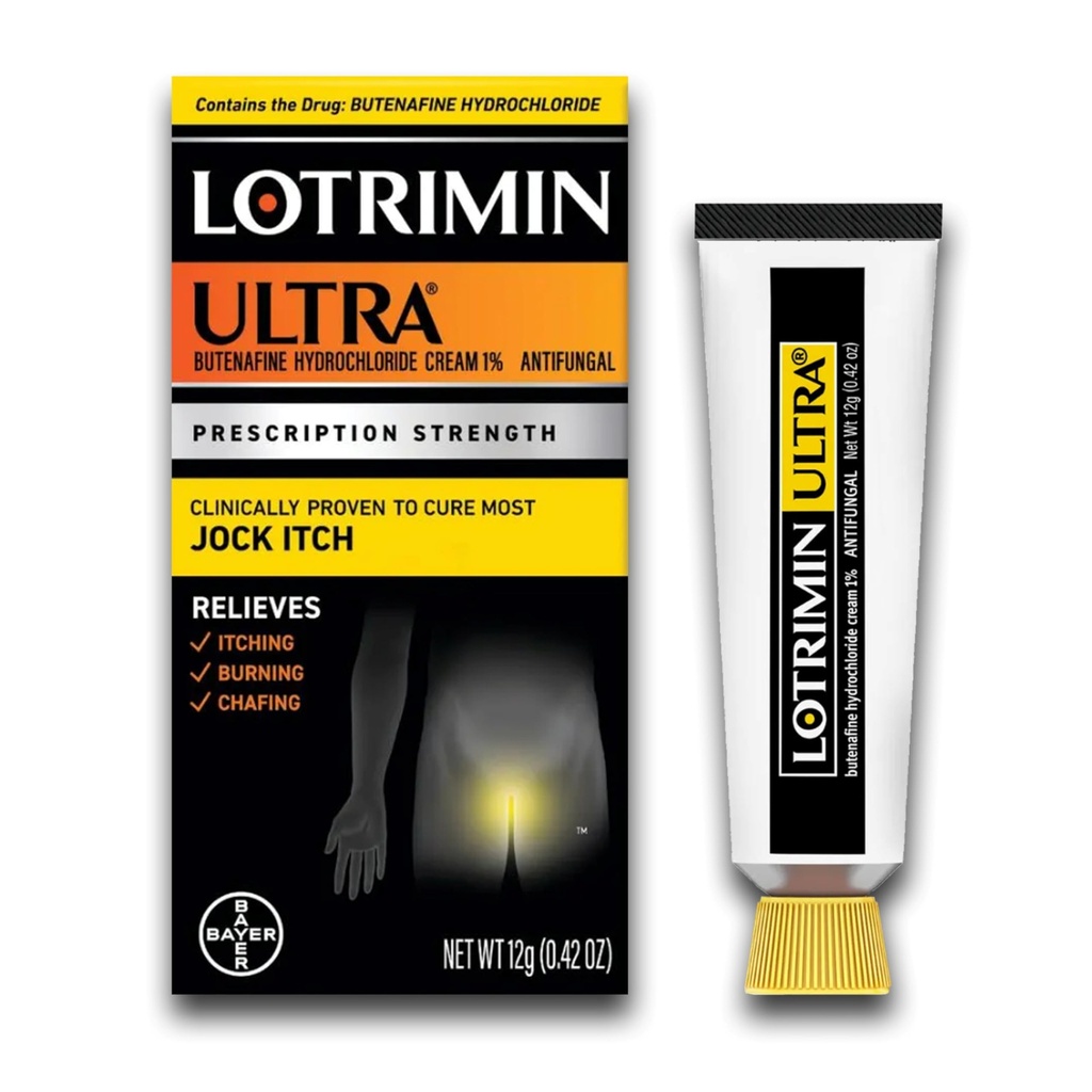 Lotrimin Ultra Jock Itch Cream - Mocný Butenafin Hydrochlorid Léčba Jock Itch, 0.42 Ounce (12 Grams) (Balení květen Vary)