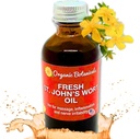 Em 's Herbals Fresh St John' s Wort Oil - Wild Harvested in USA, Přírodní řešení pro Nerve Discomfort, kůže Ruptions, Wound Care, Jizva, a Stretch Marks - Kůže, Tvář, Tělo, Vlasy, Masážní olej (2 Oz)