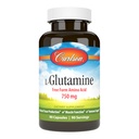 Carlson - L- glutamin, kyselina aminooctová, 750 mg, výroba svalových tkání, 90 tobolek
