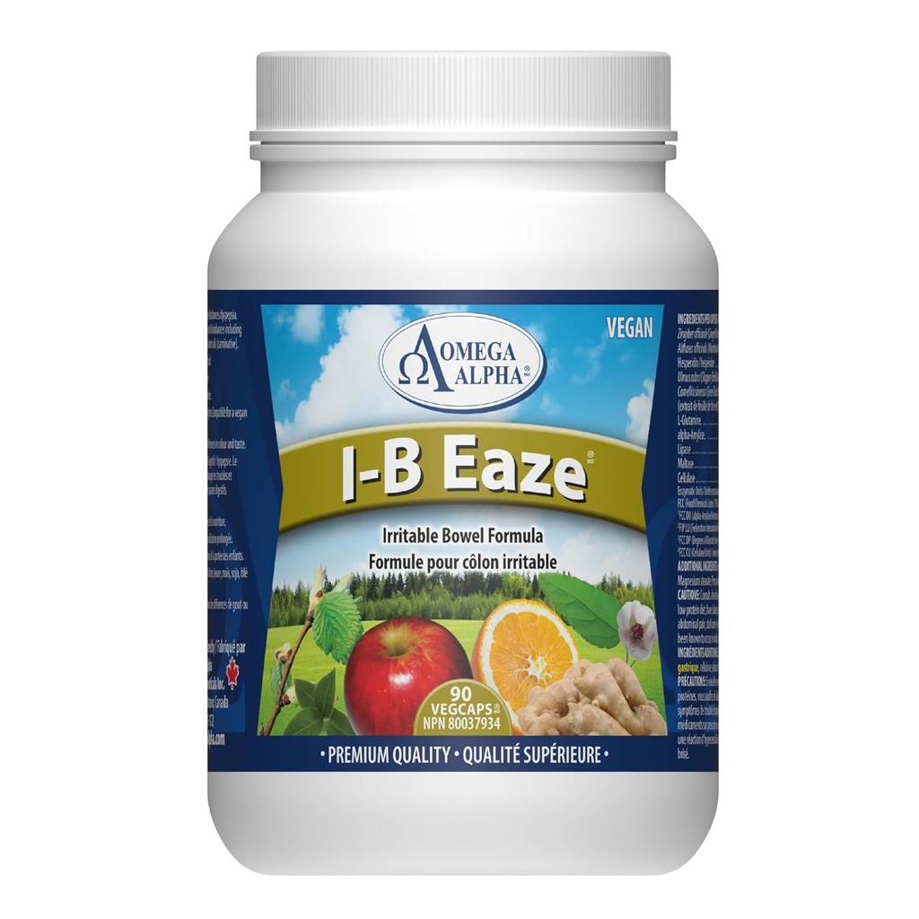Omega Alpha I- B Eaze pro střeva a žaludek Ulcers 90 Kapsle