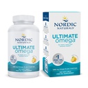 Nordic Naturals Ultimate Omega, Lemon Flavor - 120 Soft Gels - 1280 mg Omega33 - High- potency Fish Oil Supplement with EPA & DHA - Promotes Brain & Heart Health - Non- GMO - 60 Servings