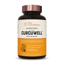 Živé vědomí CurcuWell - Curcumin a Boswellia Blend 124; Maximální síla kloubu, tělo a kognitivní podpora - 30 denní dodávky