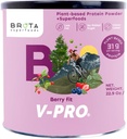 Veganský proteinový prášek - Plant- Based Protein for Energy & Muscle Boost - Clean Shake in Berry Blend Flavor