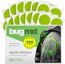 BugMD samolepky Mosquito Repelent Patch Nálepky pro dospělé (390 Záplaty), Bezpečné a efektivní Hmyz Repelent Záplaty pro Toddlers, Děti, Kempování, Beach & Outdoor Essentials