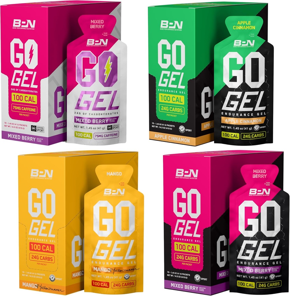 BARE VÝKONNOST VÝPOČET BPN Go Gel Mega Variety Pack Bundle