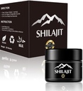Shilajit Resin s Fulvic Acid & Trace Minerály, Original Sibiřský čistý Shilajit s 85 + Humic Acid, Podpora metabolismu a imunitního systému - 100 Serving / 1.7 Oz