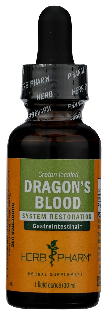 Herb Pharm Dragon 's Blood Liquid Tree Sap for Digestive Support - 1 Ounce (DDRAG01)