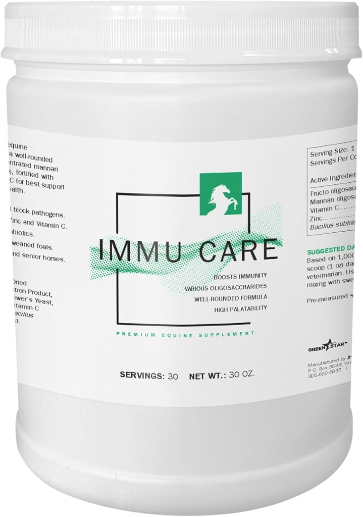 Zelená hvězda, Immu Care ™, Supplement Powder Equine, Doplňková látka, 2 Lbs