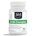 365 podle Whole Foods Market, Vitamin B-50 Complex, Vegan, 90 Kapsle