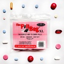 Léčebné pilulky Organizátor, Štítky pro AM / PM, Resealable, Přenosné, Jednorázové Pouches pro medicínu, Vitamíny, Gummie, Plastové Pilové sáčky pro cestování, Procházky XL Velikost 124; 100 Počet (2 balení 50)