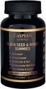 Black Seed & Honey Gummies with Biotin & Vitamin C, Organic, Non- GMO, 2% TQ, 60 Gummies