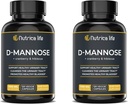 Moč Trakt Infekční léčby D Mannose 1000mg Kapsle - D- Mannose & Cranberry pilulky s Hibiscus Extract - Síla Moč Trakt Zdraví