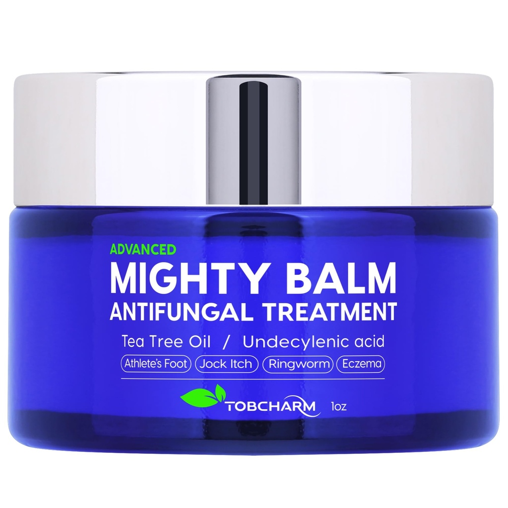 Tobcharm Antimykotické krém s tea Tree Oil pro Ringworm, Jock Itch, Athlet 's Foot, a Fungal Skin Infekce - Anti- Fungal Foot Cream pro rychlou úlevu a léčení