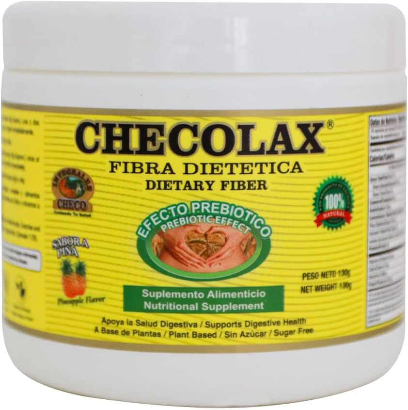 Naše dietní Vláknina uvolní zácpu přirozeně, podporuje hubnutí, detox, podporuje Regularitu, Bloating Relief & Gut zdraví, bez cukru, non-GMO, Plant- based - PINEAPPLE Flavor (4.5 oz)