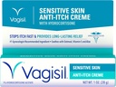 Vagisil Feminin Anti- Itch krém pro ženy, citlivá kožní formule s hydrokortizonem, pomáhá zmírnit podráždění kvasinkové infekce, Gynekolog Tested, Soothes & Cools, 1oz (balení po 1)