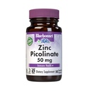 Bluebonnet Nutrition Zinek Picolinate, Hormonal & Imunity, Prostate Health, Skin, Vegan, Non GMO, gluten, Soy & Milk Free, Kosher, White, 50 Počet