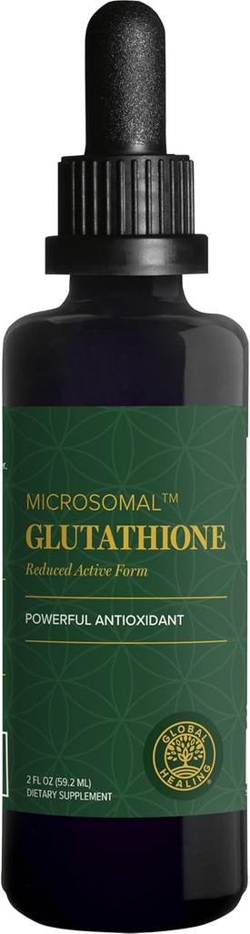 Globální léčebné centrum - doplněk Glutathione - Mikrosomální L- Glutathione (Reduced) 250mg - Antioxidant Microsomal Technology is more Bioavailable for Your Body Than Liposomal Kind - 2 Fl Oz