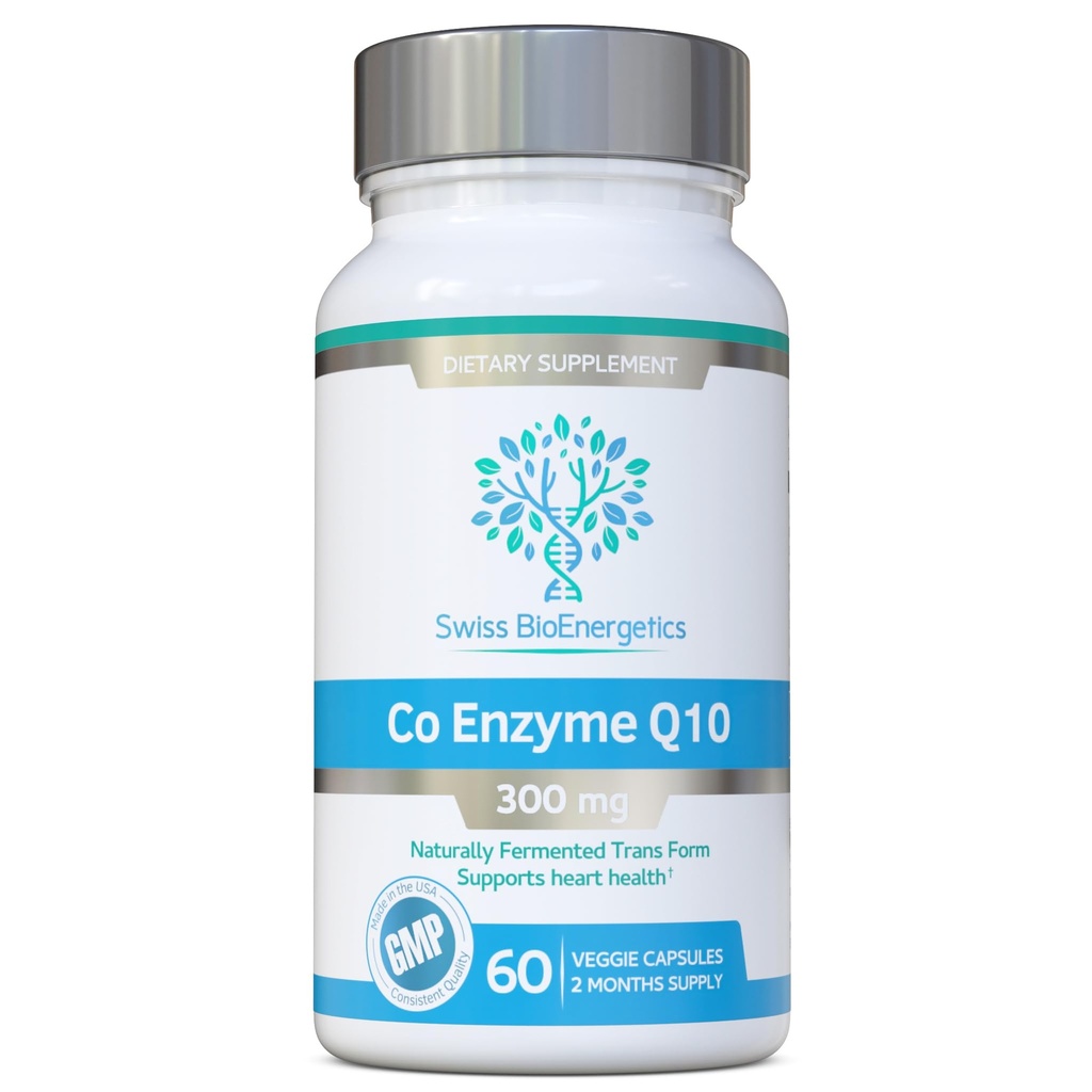 Co enzyme Q10 CoQ10 300mg 60 Kapsle - Superior Přirozeně fermentovaný transformační formulář